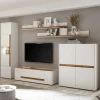 Online Wohnen Wohnzimmer Anbauwand 340 cm breit - Nonessia (fünfteilig)