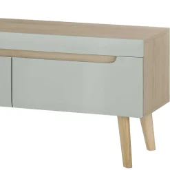 Discount Wohnen Wohnzimmer Anbauwand im Skandi Design - Armina (vierteilig)