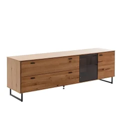 New Wohnen Wohnzimmer Anbauwand Möbel Set - Drinidad (dreiteilig)
