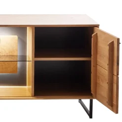 New Wohnen Wohnzimmer Anbauwand Möbel Set - Drinidad (dreiteilig)