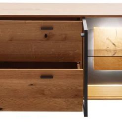 New Wohnen Wohnzimmer Anbauwand Möbel Set - Drinidad (dreiteilig)