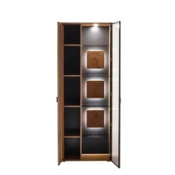 New Wohnen Wohnzimmer Anbauwand Möbel Set - Drinidad (dreiteilig)