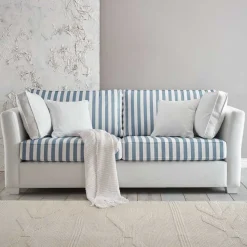 Clearance Wohnen Wohnzimmer Couch im maritimen Landhaus Look - Ganbriassa