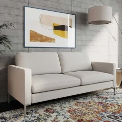 Hot Wohnen Wohnzimmer Couch in Cremefarben - Afilonga