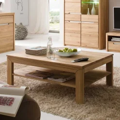 Outlet Wohnen Wohnzimmer Couchtisch Croconia aus Wildeiche Massivholz