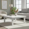 Hot Wohnen Wohnzimmer Couchtisch Onesti in Weiß Kiefer massiv