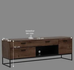 Best Wohnen Wohnzimmer Design Wohnwand Möbelset - Xindus (vierteilig)