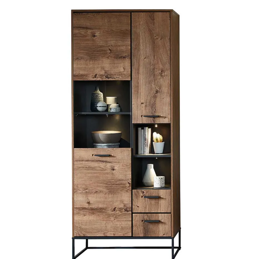 Best Wohnen Wohnzimmer Design Wohnwand Möbelset - Xindus (vierteilig)
