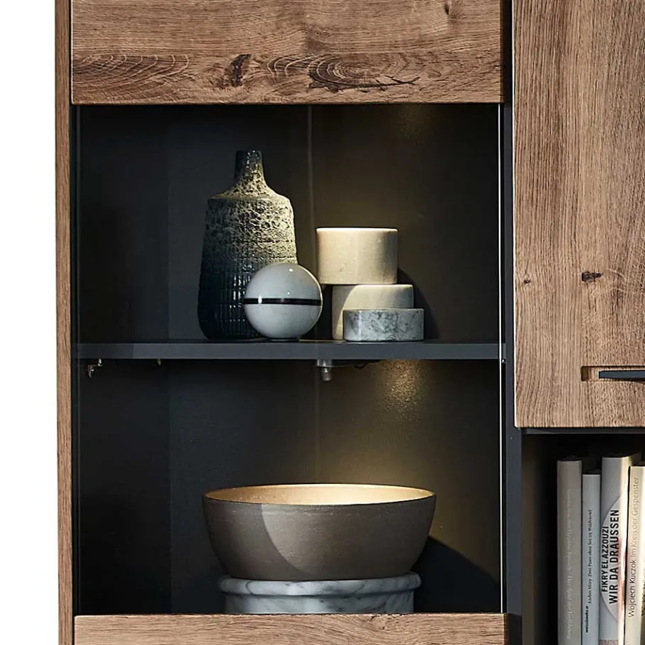 Best Wohnen Wohnzimmer Design Wohnwand Möbelset - Xindus (vierteilig)
