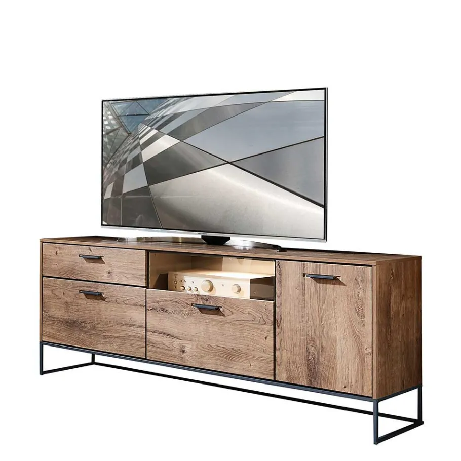 Best Wohnen Wohnzimmer Design Wohnwand Möbelset - Xindus (vierteilig)