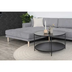 Best Wohnen Wohnzimmer Ecksofa in Hellgrau mit Buche - Lelyo