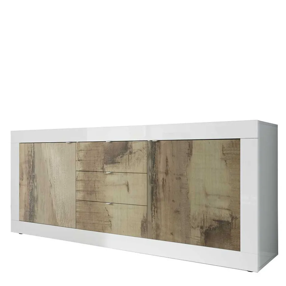 New Wohnen Wohnzimmer Highboard & Sideboard - Olvenion (zweiteilig)