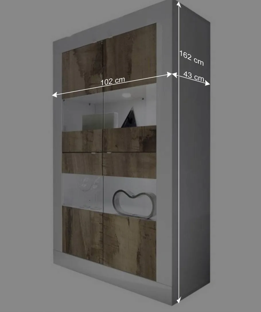 New Wohnen Wohnzimmer Highboard & Sideboard - Olvenion (zweiteilig)