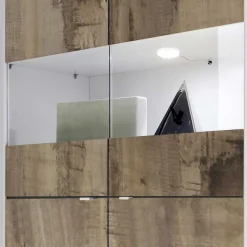 New Wohnen Wohnzimmer Highboard & Sideboard - Olvenion (zweiteilig)