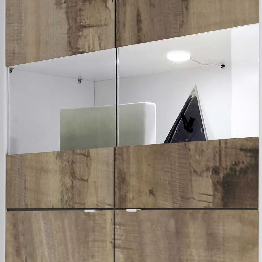 New Wohnen Wohnzimmer Highboard & Sideboard - Olvenion (zweiteilig)