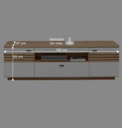 New Wohnen Wohnzimmer Möbel Kombi modern - Niam (dreiteilig)