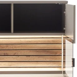 Sale Wohnen Wohnzimmer Möbelset in Grau - Teorina (dreiteilig)