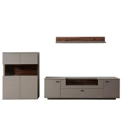 Sale Wohnen Wohnzimmer Möbelset in Grau - Teorina (dreiteilig)