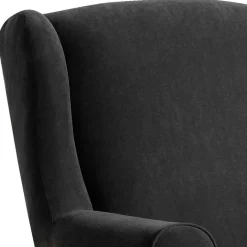 Best Wohnen Wohnzimmer Ohrensessel in Schwarz - Lirionica