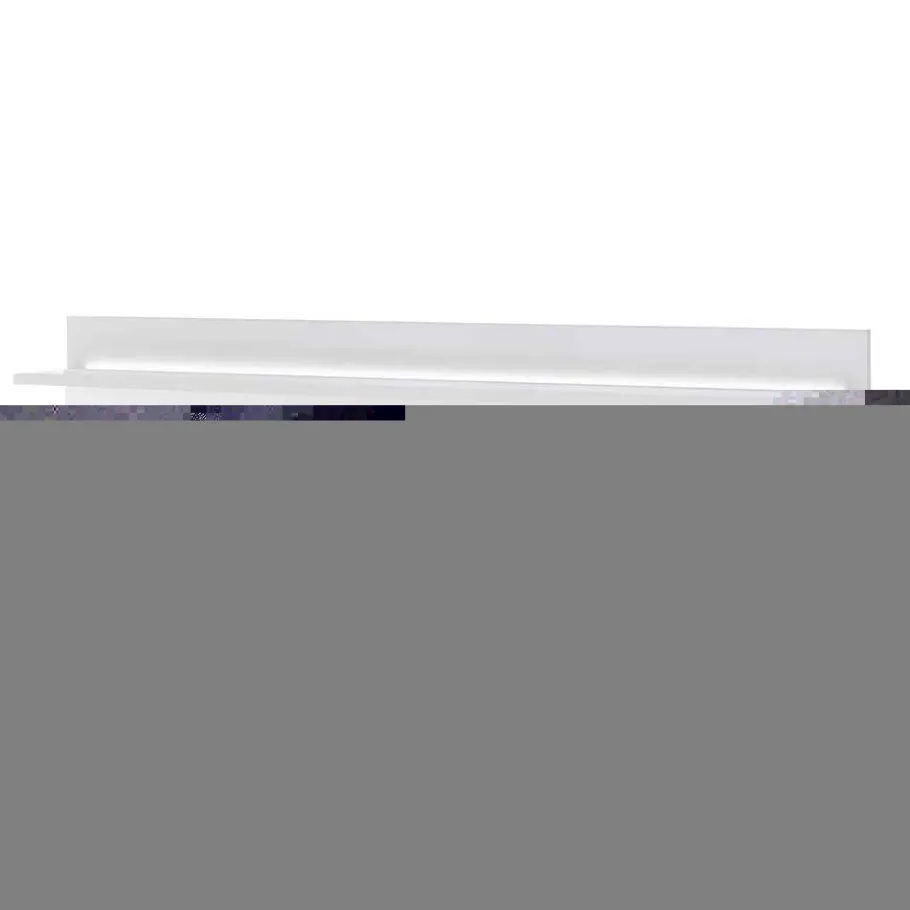Clearance Wohnen Wohnzimmer Schrank & Regal Set in Weiß - Tirol (vierteilig)
