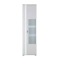 Clearance Wohnen Wohnzimmer Schrank & Regal Set in Weiß - Tirol (vierteilig)