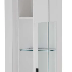 Clearance Wohnen Wohnzimmer Schrank & Regal Set in Weiß - Tirol (vierteilig)
