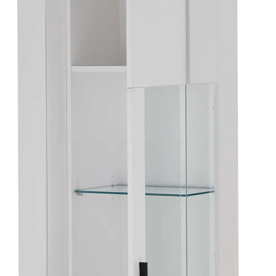 Clearance Wohnen Wohnzimmer Schrank & Regal Set in Weiß - Tirol (vierteilig)