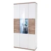New Wohnen Wohnzimmer Schrank in Weiß Glanz - Icadro