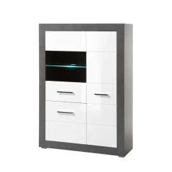 Discount Wohnen Wohnzimmer Schrank Set & Wandboard - Istensa (vierteilig)