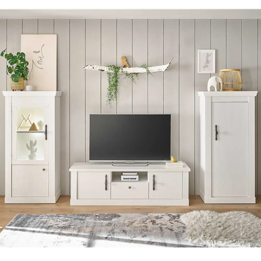 Outlet Wohnen Wohnzimmer Schränke & Regal Set - Liancos (dreiteilig)