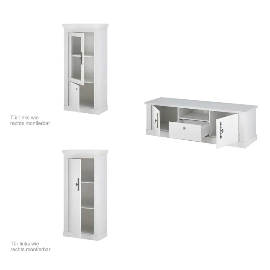 Outlet Wohnen Wohnzimmer Schränke & Regal Set - Liancos (dreiteilig)