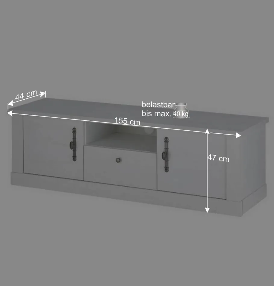 Outlet Wohnen Wohnzimmer Schränke & Regal Set - Liancos (dreiteilig)