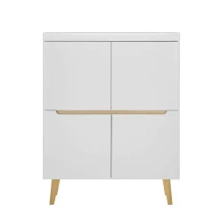 Wohnen Wohnzimmer Schränke und Wandboard Set - Ginko (vierteilig)