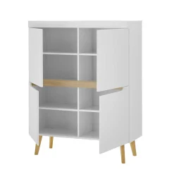 Wohnen Wohnzimmer Schränke und Wandboard Set - Ginko (vierteilig)