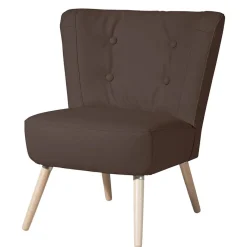 Sale Wohnen Wohnzimmer Sessel in Braun Kunstleder - Hippa