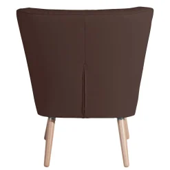 Sale Wohnen Wohnzimmer Sessel in Braun Kunstleder - Hippa