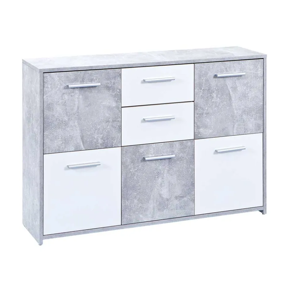 Clearance Wohnen Wohnzimmer Sideboard Poesenna in Weiß