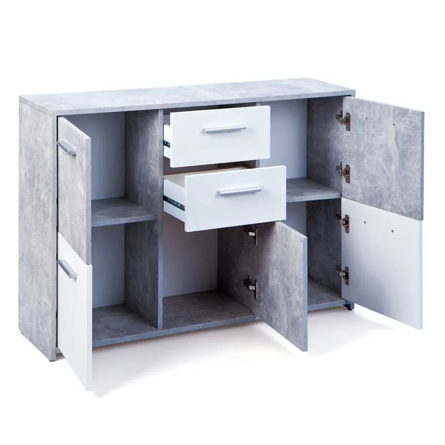 Clearance Wohnen Wohnzimmer Sideboard Poesenna in Weiß