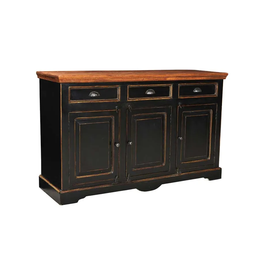 Sale Wohnen Wohnzimmer Sideboard Sentiments in Schwarz