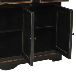 Sale Wohnen Wohnzimmer Sideboard Sentiments in Schwarz