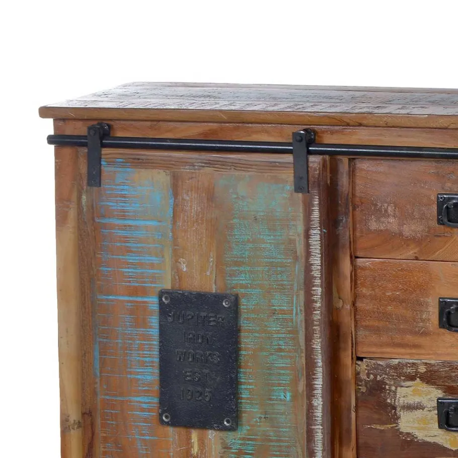 Discount Wohnen Wohnzimmer Sideboard Vayamos in Braun Bunt