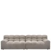 Hot Wohnen Wohnzimmer Sofa in Schlammfarben Melange - Sovia