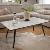 Best Wohnen Wohnzimmer Sofatisch aus Keramik Marmor Optik - Havanna