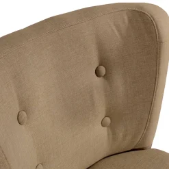 Wohnen Wohnzimmer Stoffsessel in Beigegrau - Florida