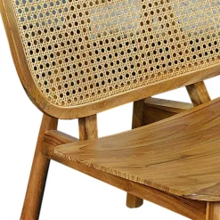 Best Wohnen Wohnzimmer Stuhl aus Teak Massivholz - Vivienno