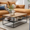Sale Wohnen Wohnzimmer Tisch aus Eiche massiv & Metall - Sisam