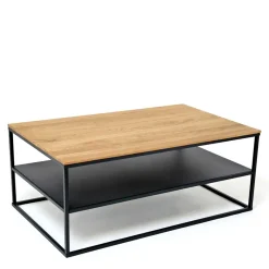 Sale Wohnen Wohnzimmer Tisch aus Eiche massiv & Metall - Sisam