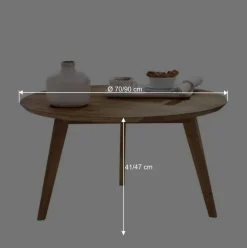 Online Wohnen Wohnzimmer Tisch rund - Baluna