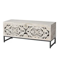 Clearance Wohnen Wohnzimmer Truhentisch im Vintage Look - Fudorus