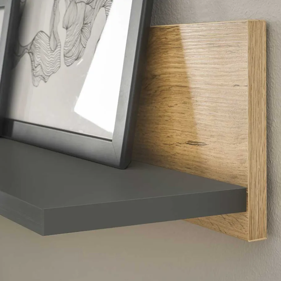 Wohnen Wohnzimmer TV-Anbauwand Set - Ahilav (sechsteilig)